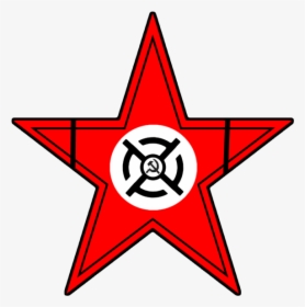 National Bolshevik Style Soviet Star By Columbiansfr - Transparent Communism Png, Png Download, Transparent PNG