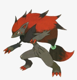 Pokemon Thats Red And Black - Pokemon Zoroark, HD Png Download, Transparent PNG
