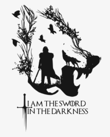 I Am The Sword Jb - Game Of Thrones Tattoo Drawing, HD Png Download, Transparent PNG