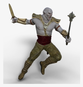 Ork, Warrior, Club, Sword, Fantasy, Mythical Creatures - Warrior Swinging Sword Transparent Background, HD Png Download, Transparent PNG