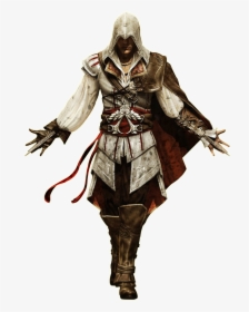 Download Ezio Auditore Transparent Png - Assassin's Creed Brotherhood Main Character, Png Download, Transparent PNG