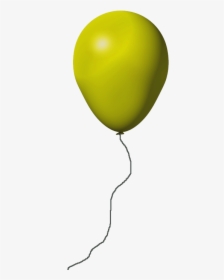 Yellow Balloon Transparent Background - Balloon, HD Png Download, Transparent PNG