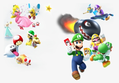 Transparent Luigi Face Png - Mario Party Tour Island 3ds, Png Download, Transparent PNG