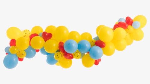 Transparent Balloon Emoji Png - Blue And Yellow Balloons Png, Png Download, Transparent PNG