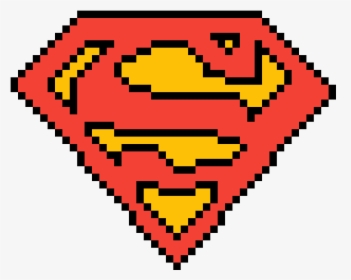 Superman Logo Pixel Art, HD Png Download, Transparent PNG