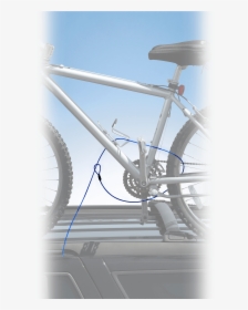 Bike Rack Locking Cable - Bicycle Frame, HD Png Download, Transparent PNG