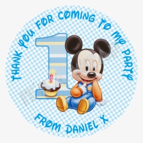 Mickey Mouse 1 Birthday, HD Png Download, Transparent PNG