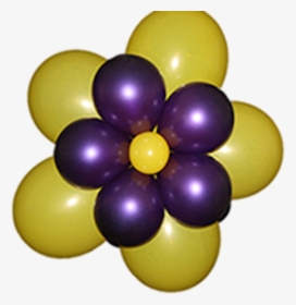 Purple And Yellow Balloon Transparent, HD Png Download, Transparent PNG