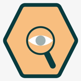 Lff009 Magnifyingglass Vector Badge - Traffic Sign, HD Png Download, Transparent PNG