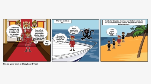 Cartoon Transparent Christopher Columbus, HD Png Download, Transparent PNG