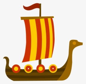 Explorer Clipart Ship Christopher Columbus - Cartoon Transparent Viking Boat, HD Png Download, Transparent PNG
