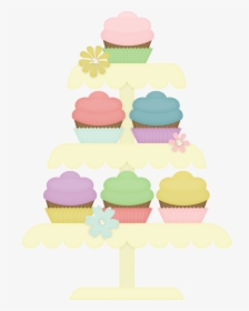 Transparent Cute Cupcake Clipart - Bolos Cute Png, Png Download, Transparent PNG