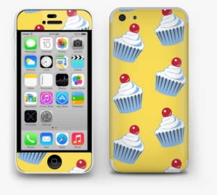 Cute Small Cupcakes Skin Iphone 5c - Iphone5c ブルー, HD Png Download, Transparent PNG