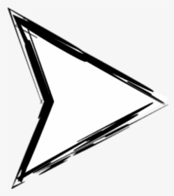 Arrows Sketch - Triangle Sketch Png, Transparent Png, Transparent PNG