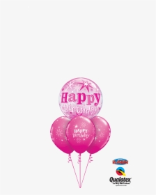 Pink Birthday Sparkle Layered Bubble - Balloon, HD Png Download, Transparent PNG