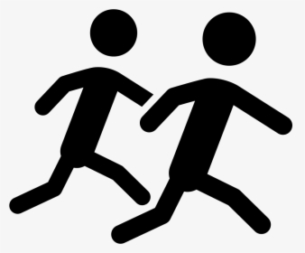 Runners - Two Running Icon, HD Png Download, Transparent PNG