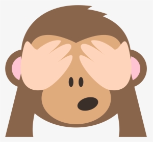 Download See No Evil Emoji Clipart Three Wise Monkeys - See No Evil Emoticon, HD Png Download, Transparent PNG