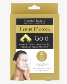 Precision Beauty Face Mask Gold, HD Png Download, Transparent PNG