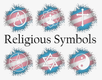 Lgbt Flag Religions Symbols, HD Png Download, Transparent PNG