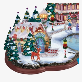 Rudolph The Red Nosed Reindeer Light Up Village Sculpture - Rudolph The Red Nosed Reindeer Village, HD Png Download, Transparent PNG