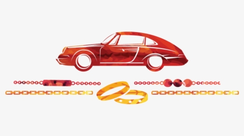 Car And Jewelry Illustration - Porsche 911 Classic, HD Png Download, Transparent PNG