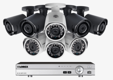 8-channel System With 4 Wireless And 4 Hd 1080p Resolution, HD Png Download, Transparent PNG