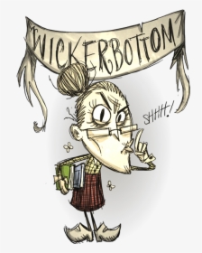 Wickerbottom - Don T Starve Together Characters Names, HD Png Download, Transparent PNG
