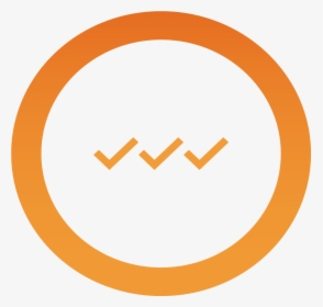 Orange Circle With Three Check Marks - Prohibido Fumar, HD Png Download, Transparent PNG