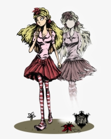 Don T Starve Wendy Abigail By Propimol - Wendy Don T Starve Fan Art, HD Png Download, Transparent PNG