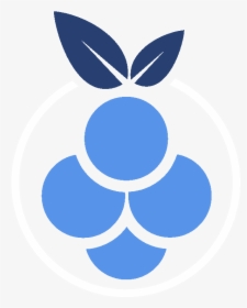 Blue Raspberry Pi Logo, HD Png Download, Transparent PNG