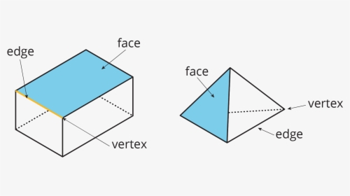 Picture - Vertex Edge And Face, HD Png Download, Transparent PNG