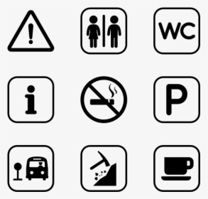 Toilet Icons Free Vector - Vector Icon Wc, HD Png Download, Transparent PNG