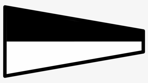 Angle,area,monochrome Photography - Maritime Signal Flag 6, HD Png Download, Transparent PNG