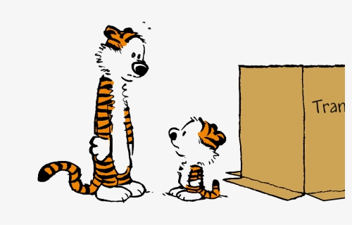 Download Calvin And Hobbes Png Hd For Designing Work - Calvin And Hobbes Cat, Transparent Png, Transparent PNG