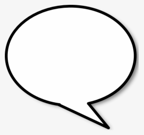 Speech Bubble On Black Background, HD Png Download, Transparent PNG