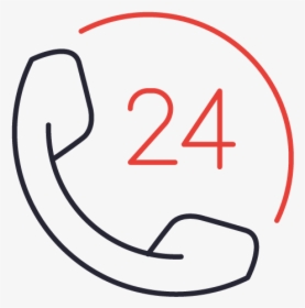 24 Hour Telephone Line, HD Png Download, Transparent PNG