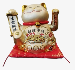 Maneki Neko Lucky Cat Decoration Fortune Cat- With - Maneki-neko, HD Png Download, Transparent PNG