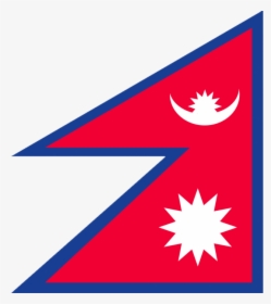 Transparent Nepal Flag Png - Flag Of Nepal Png, Png Download, Transparent PNG