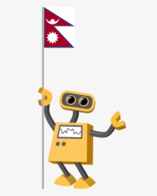 Transparent Nepal Flag Png - Transparent Cartoon Stop Sign, Png Download, Transparent PNG