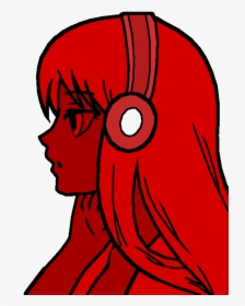 Anime Bases With Hair - Anime Girl Not Colored, HD Png Download, Transparent PNG