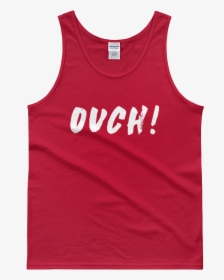 Pink Ouch Tank Top, HD Png Download, Transparent PNG