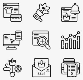 Ecommerce - Icons Adobe Vector, HD Png Download, Transparent PNG