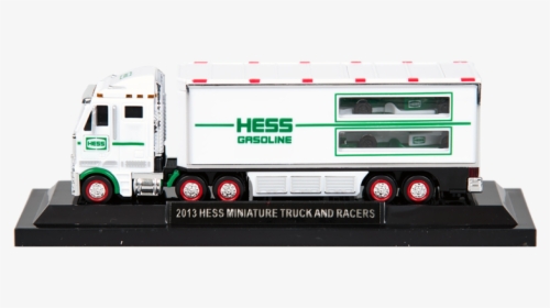 2013 Hess Mini 18-wheeler And Racecars - Train, HD Png Download, Transparent PNG