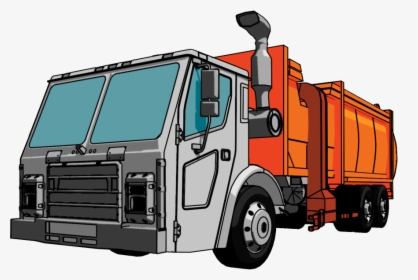 Refuse Truck - Garbage Trucks Transparent, HD Png Download, Transparent PNG