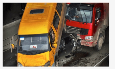 Truck Accident On The Road - Commercial Vehicle, HD Png Download, Transparent PNG