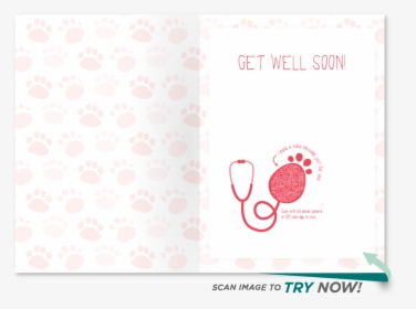 Me-ouch Get Well Soon Card - Paper, HD Png Download, Transparent PNG