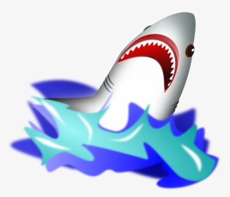 Shark In Water Clipart, HD Png Download, Transparent PNG