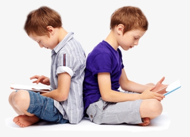 Kids Sitting Png - Smartphone Children, Transparent Png, Transparent PNG