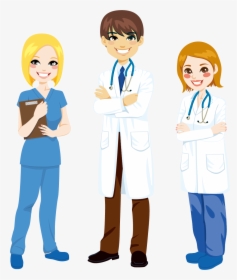 Nursing Cartoon Stock Photography Clip Art - Doctor And Nurse Clipart, HD Png Download, Transparent PNG