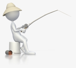 Stick Figure Fishing Pc 800 Clr - 3d Stick Figure Gif, HD Png Download, Transparent PNG
